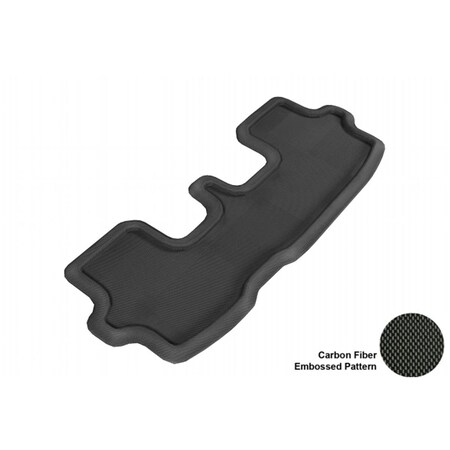 3D Maxpider TOYOTA HIGHLANDER 2008-2013 GAS/HYBRID KAGU BLACK R3 Floor Mat L1TY15031509